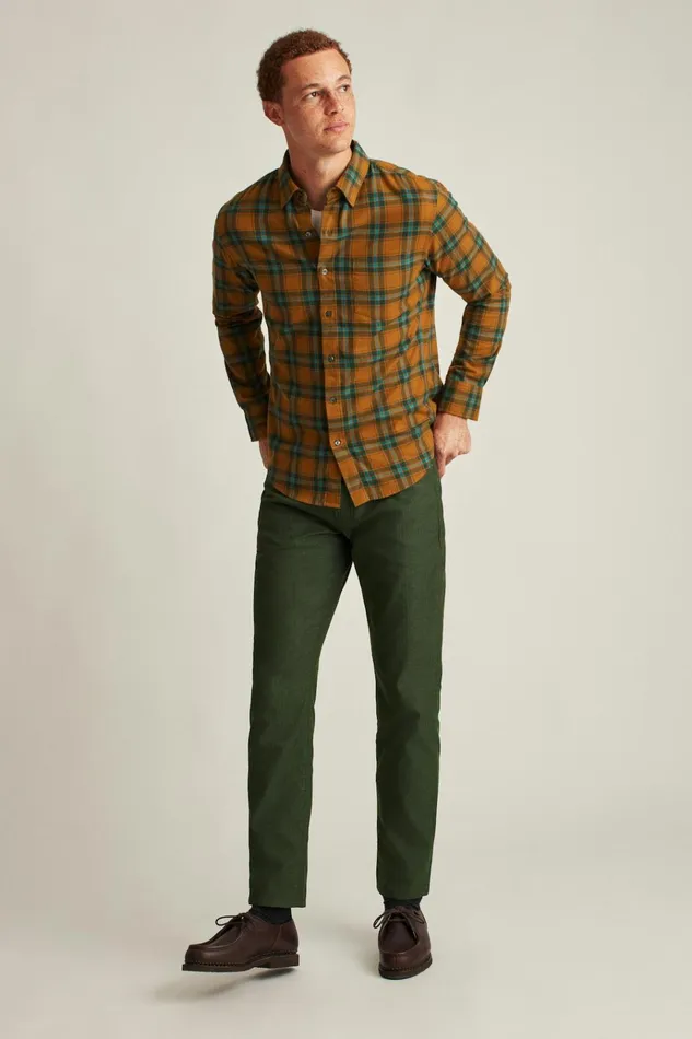 Men 5Pocket Pants Bonobos Herringbone 5Pocket Pants Duffel Green