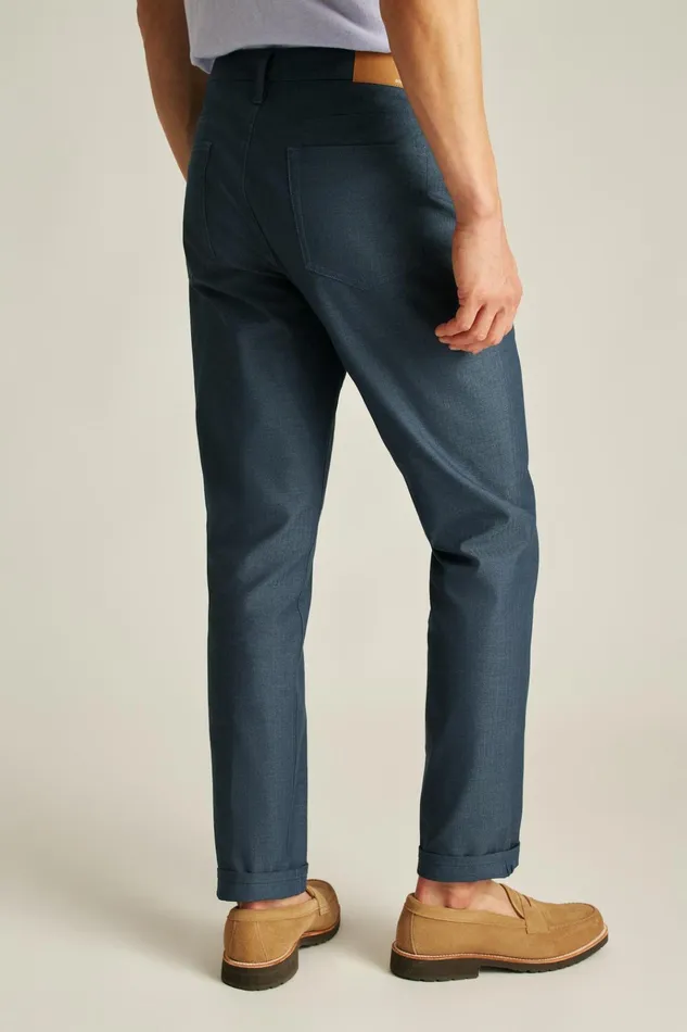 Men 5Pocket Pants Bonobos Herringbone 5Pocket Pants Naval Blue