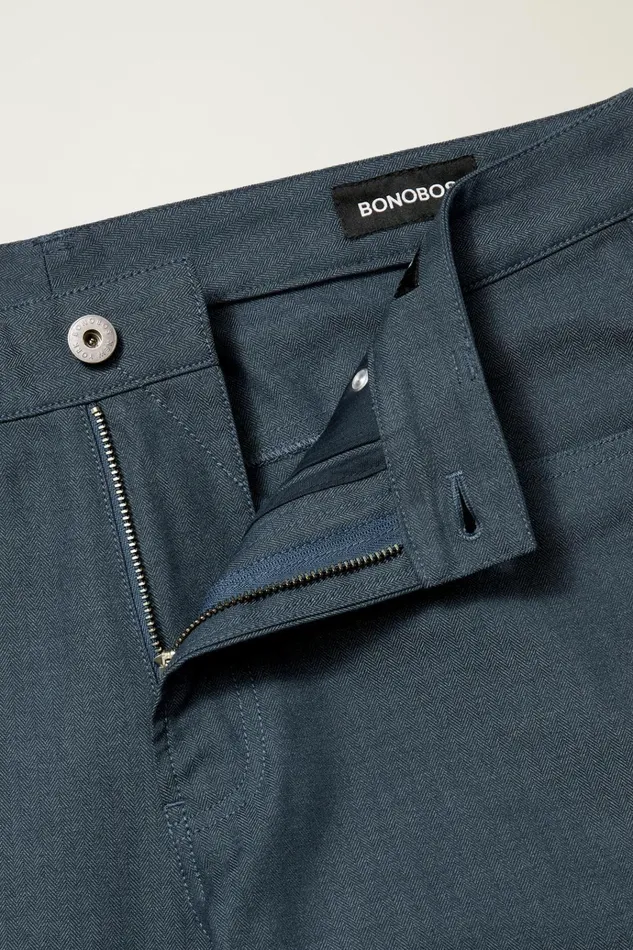 Men 5Pocket Pants Bonobos Herringbone 5Pocket Pants Naval Blue