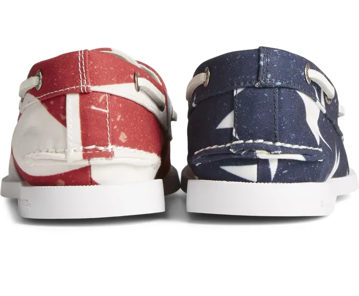 Men Authentic Original Americana Boat Shoe RedWhiteBlue Sperry Boat Shoes Men Authentic Original Americana Boat Shoe RedWhiteBlue Sperry Boat Shoes