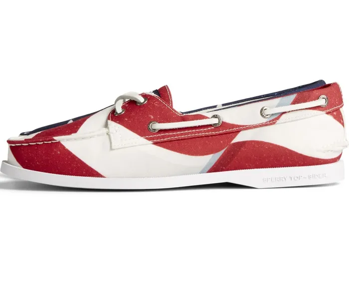 Men Authentic Original Americana Boat Shoe RedWhiteBlue Sperry Boat Shoes Men Authentic Original Americana Boat Shoe RedWhiteBlue Sperry Boat Shoes