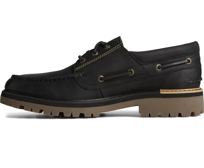 Men Authentic Original Lug 3Eye Boat Shoe Black Sperry Boat Shoes Men Authentic Original Lug 3Eye Boat Shoe Black Sperry Boat Shoes
