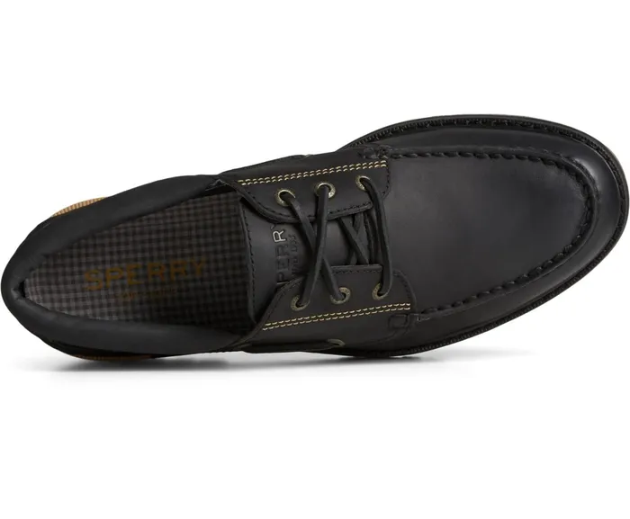 Men Authentic Original Lug 3Eye Boat Shoe Black Sperry Boat Shoes Men Authentic Original Lug 3Eye Boat Shoe Black Sperry Boat Shoes