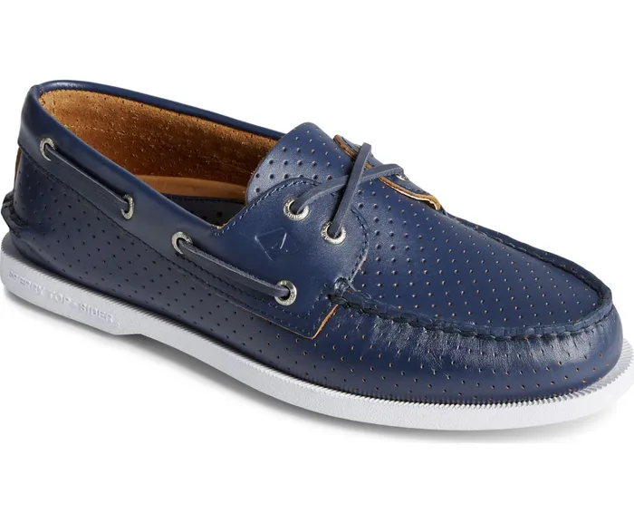 Men Authentic Original Perforated Boat Shoe Navy Sperry Boat Shoes Men Authentic Original Perforated Boat Shoe Navy Sperry Boat Shoes