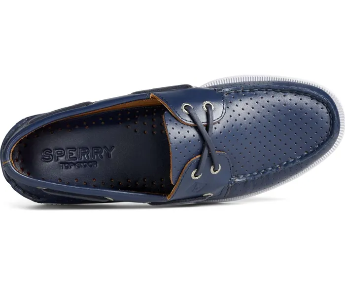 Men Authentic Original Perforated Boat Shoe Navy Sperry Boat Shoes Men Authentic Original Perforated Boat Shoe Navy Sperry Boat Shoes