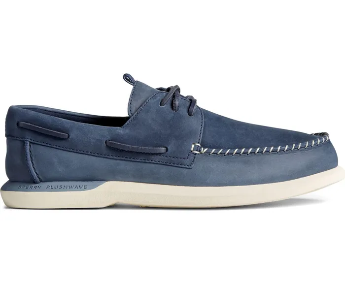 Men Authentic Original PLUSHWAVE20 Boat Shoe Navy Sperry Boat Shoes