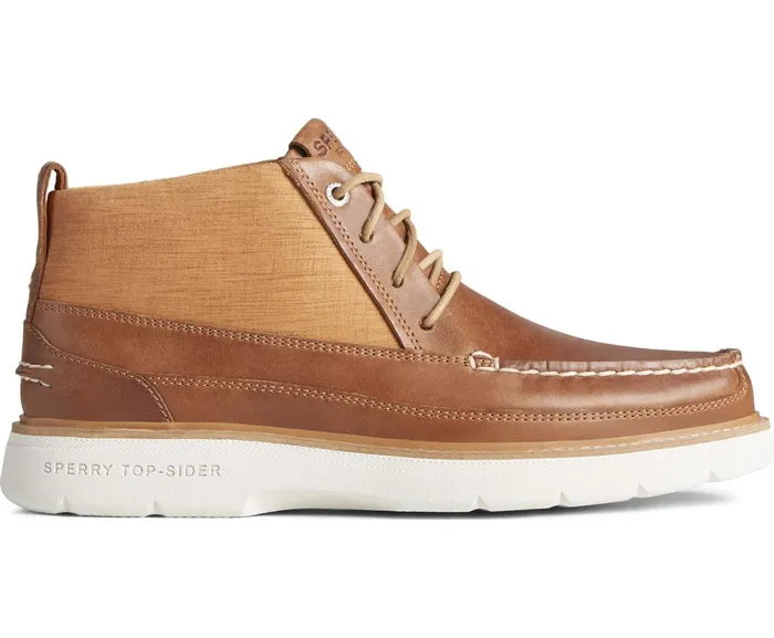Men Authentic OriginalPLUSHWAVE Lug Chukka Tan Sperry Boots