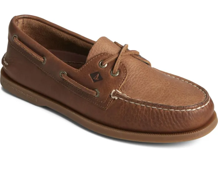 Men Authentic Original Tumbled Boat Shoe Brown Sperry Boat Shoes Men Authentic Original Tumbled Boat Shoe Brown Sperry Boat Shoes