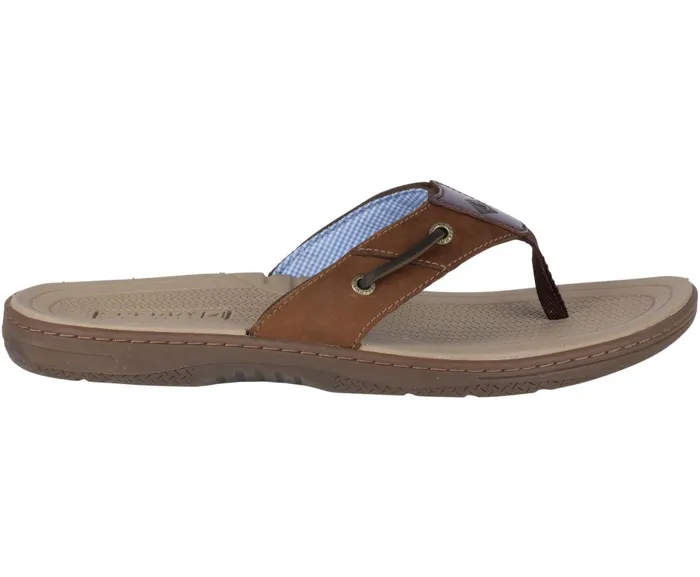 Men Baitfish FlipFlops Brown Buc Brown Sperry Sandals