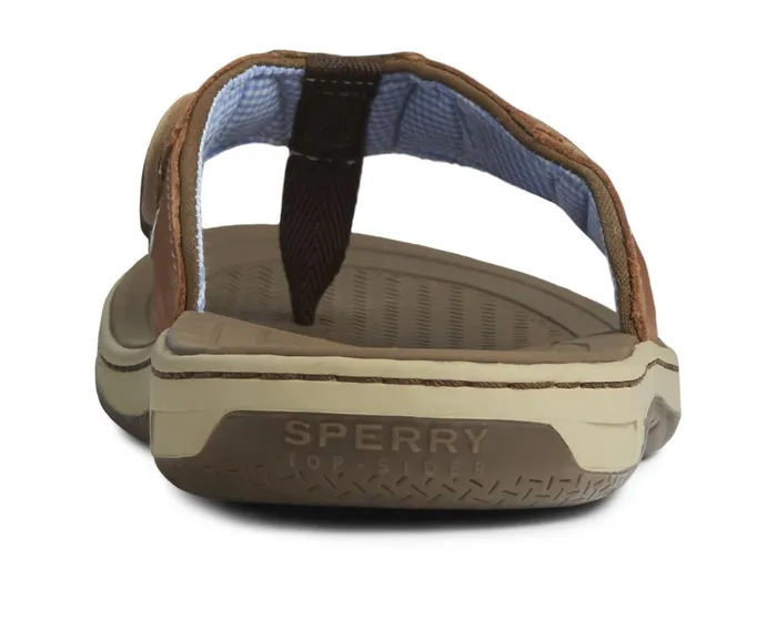 Men Baitfish Flip Flops Tan Leather Sperry Sandals Men Baitfish Flip Flops Tan Leather Sperry Sandals