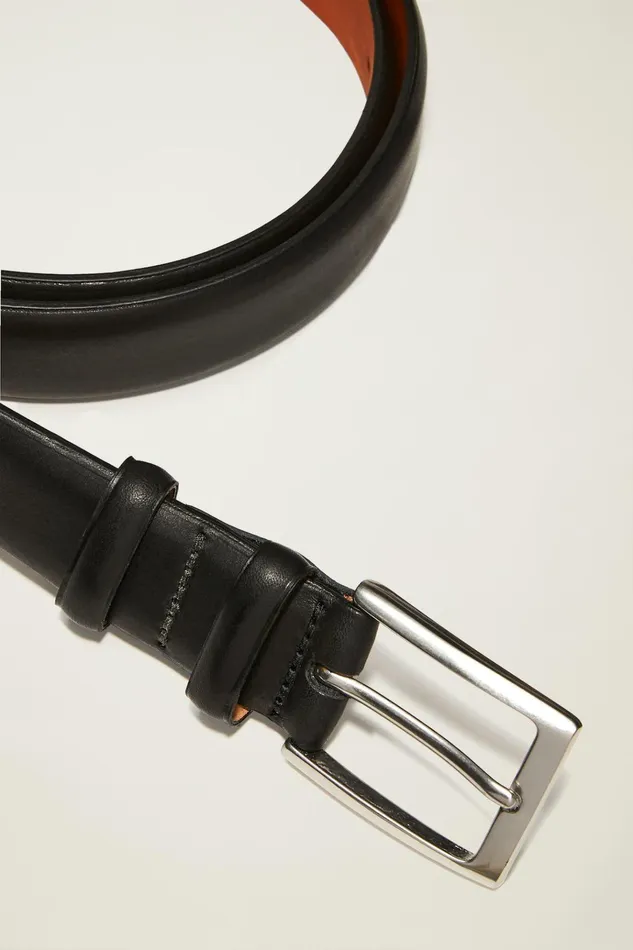Men Belts Bonobos Leather Dress Belt Black