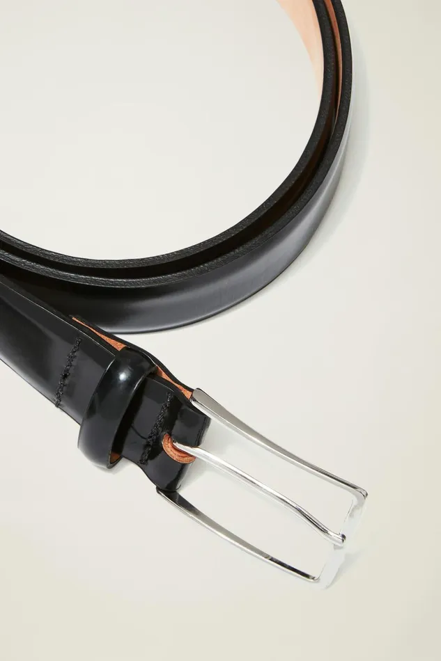 Men Belts Bonobos Premium Leather Dress Belt Black