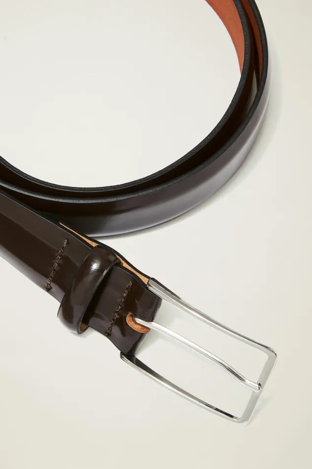 Men Belts Bonobos Premium Leather Dress Belt Brown