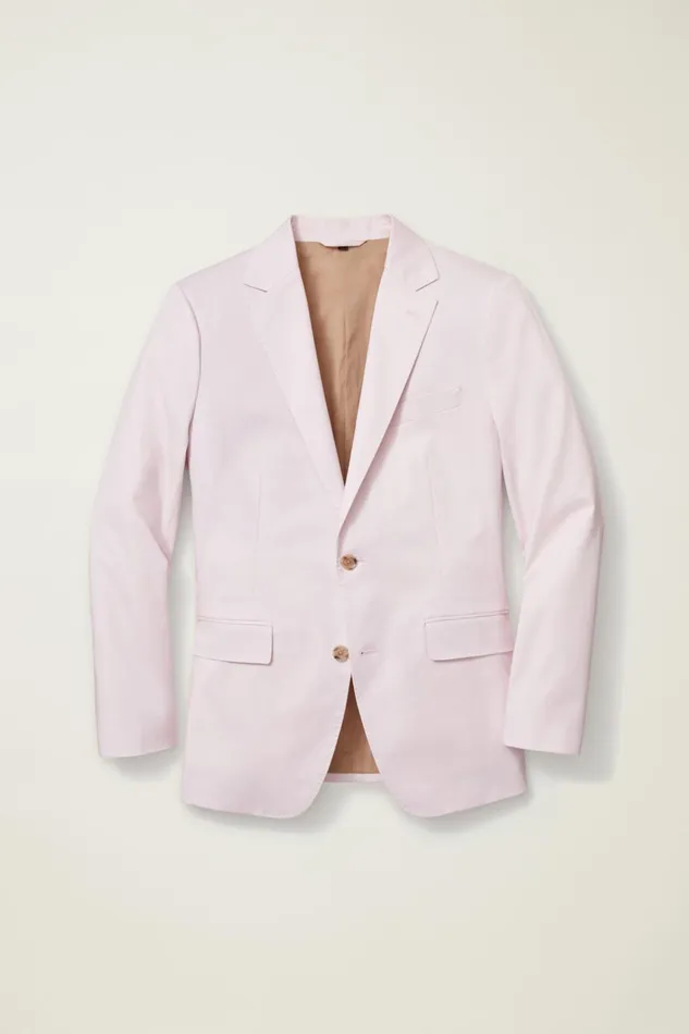 Men Blazers and Sport Coats Bonobos Jetsetter Italian Cotton Blazer Dusty Pink