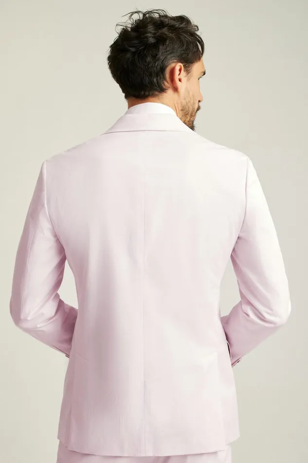 Men Blazers and Sport Coats Bonobos Jetsetter Italian Cotton Blazer Dusty Pink