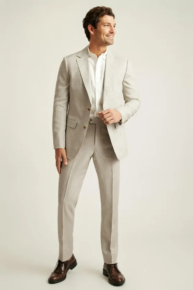 Men Blazers and Sport Coats Bonobos Jetsetter Italian Linen Blazer Stone Beige Men Blazers and Sport Coats Bonobos Jetsetter Italian Linen Blazer Stone Beige