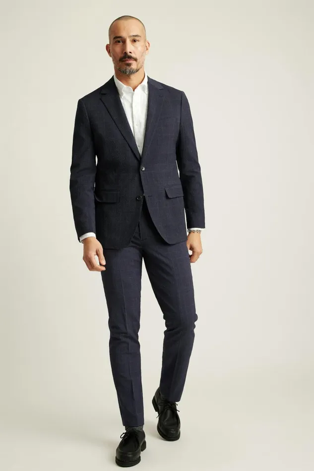 Men Blazers and Sport Coats Bonobos Jetsetter Italian Seersucker Blazer Navy Purple Glen Plaid Men Blazers and Sport Coats Bonobos Jetsetter Italian Seersucker Blazer Navy Purple Glen Plaid