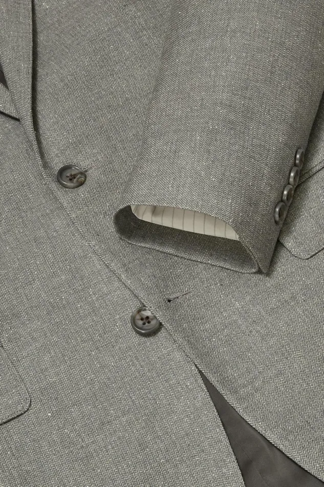 Men Blazers and Sport Coats Bonobos Jetsetter Italian Wool Blazer Grey Mini Herringbone