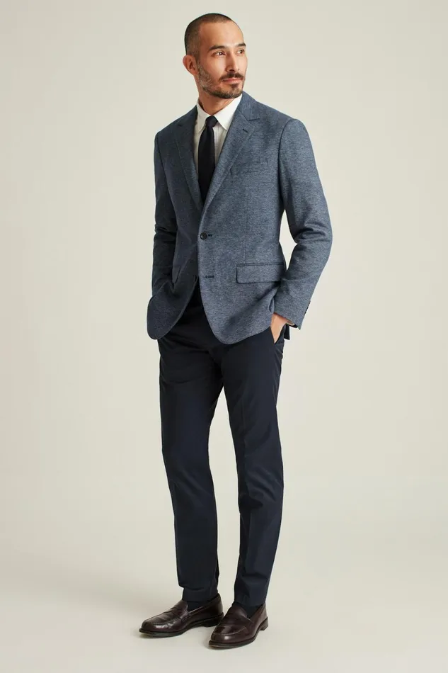 Men Blazers and Sport Coats Bonobos Jetsetter Knit Blazer Navy