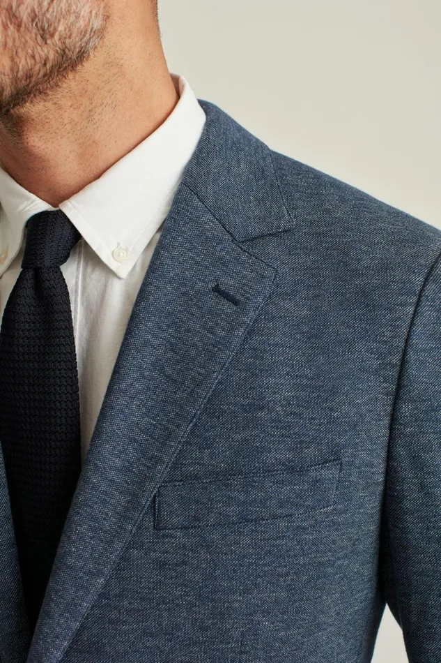 Men Blazers and Sport Coats Bonobos Jetsetter Knit Blazer Navy