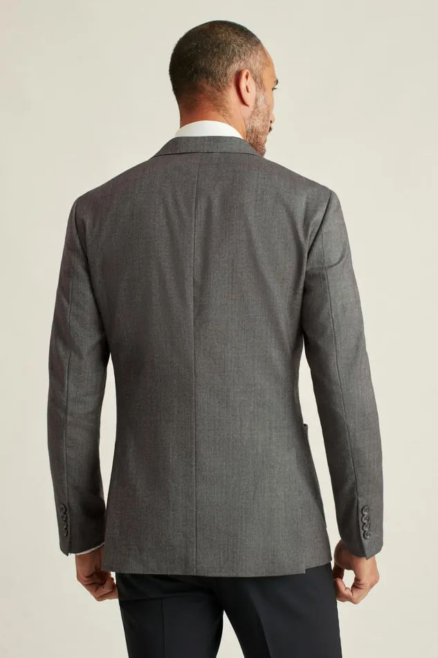 Men Blazers and Sport Coats Bonobos Jetsetter Stretch Italian Wool Blazer Grey