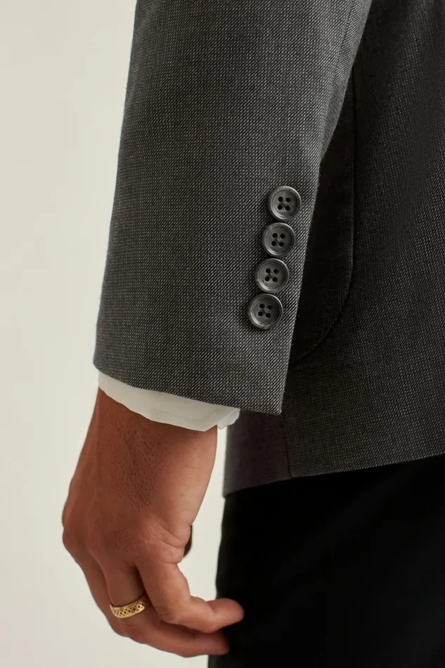 Men Blazers and Sport Coats Bonobos Jetsetter Stretch Italian Wool Blazer Grey