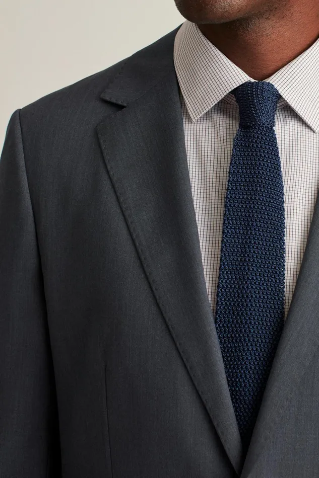 Men Blazers and Sport Coats Bonobos Jetsetter Super 120S Italian Wool Blazer Mid Blue