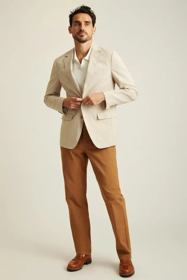 Men Blazers and Sport Coats Bonobos Jetsetter Unconstructed Blazer Light Sand Check Men Blazers and Sport Coats Bonobos Jetsetter Unconstructed Blazer Light Sand Check