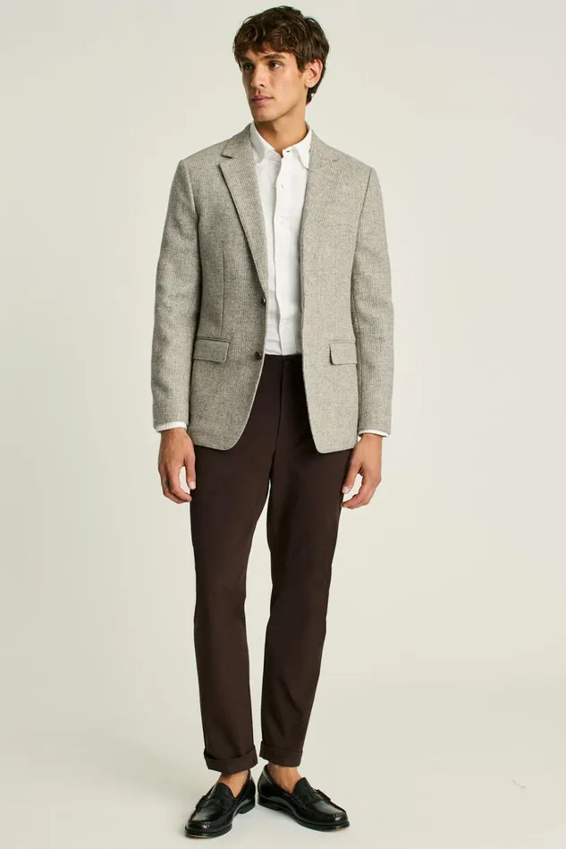 Men Blazers and Sport Coats Bonobos Jetsetter Unconstructed Blazer Oatmeal Gray Houndstooth Men Blazers and Sport Coats Bonobos Jetsetter Unconstructed Blazer Oatmeal Gray Houndstooth