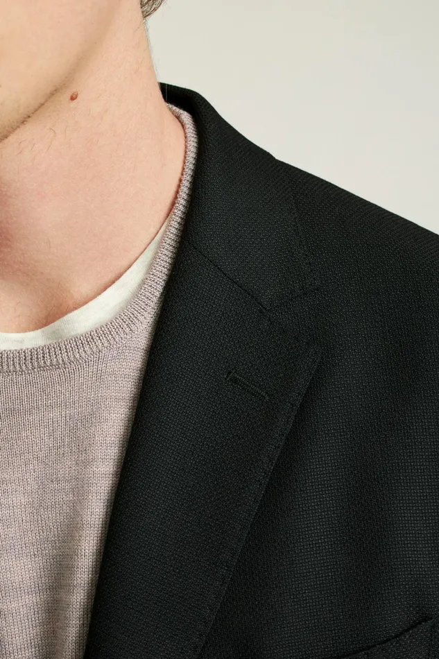 Men Blazers and Sport Coats Bonobos Jetsetter Unconstructed Italian Wool Blazer Black