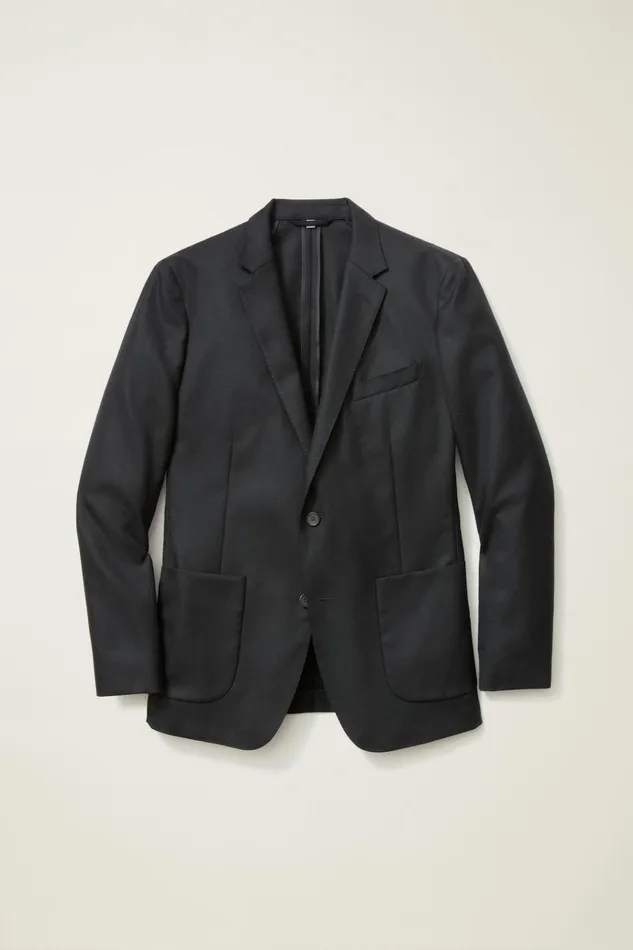 Men Blazers and Sport Coats Bonobos Jetsetter Unconstructed Italian Wool Blazer Black