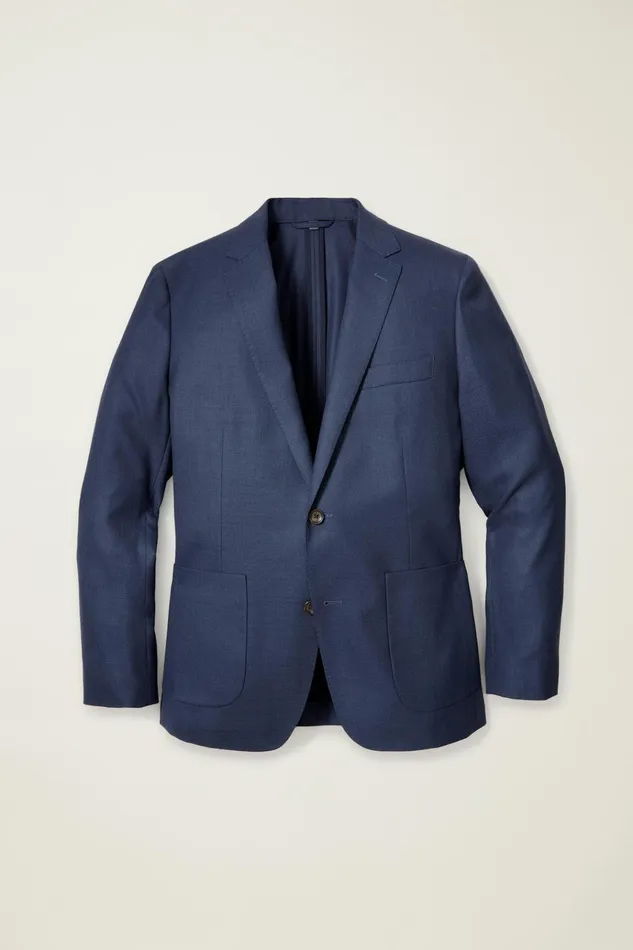 Men Blazers and Sport Coats Bonobos Jetsetter Unconstructed Italian Wool Blazer Bright Navy