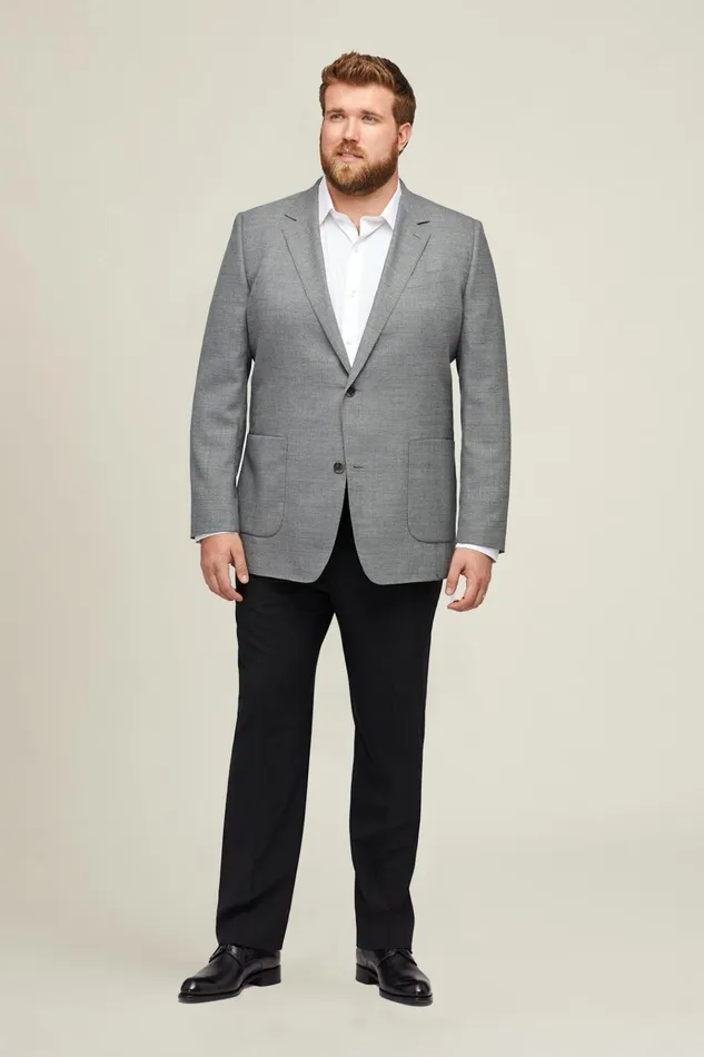 Men Blazers and Sport Coats Bonobos Jetsetter Unconstructed Italian Wool Blazer Grey