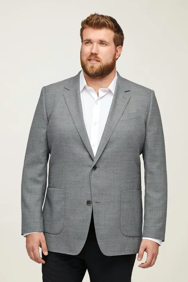 Men Blazers and Sport Coats Bonobos Jetsetter Unconstructed Italian Wool Blazer Grey