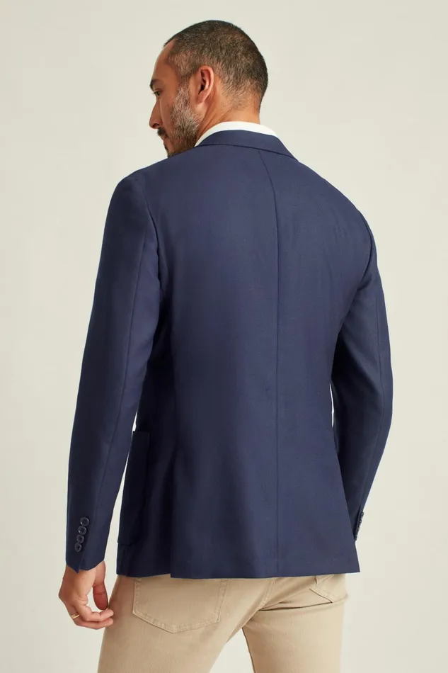 Men Blazers and Sport Coats Bonobos Jetsetter Unconstructed Italian Wool Blazer Navy