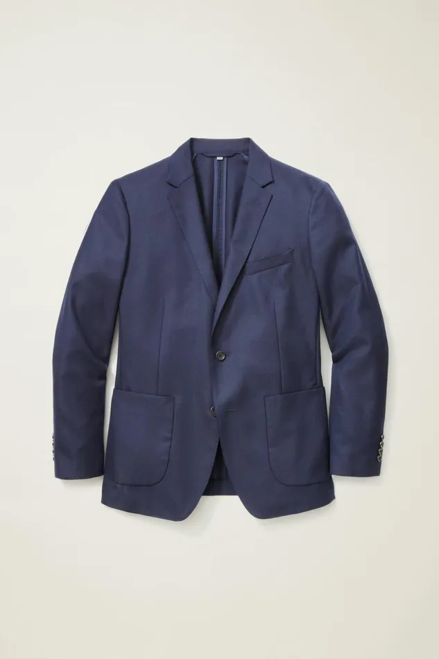 Men Blazers and Sport Coats Bonobos Jetsetter Unconstructed Italian Wool Blazer Navy