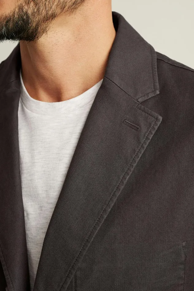 Men Blazers and Sport Coats Bonobos Jetsetter Washed Cotton Blazer Washed Black