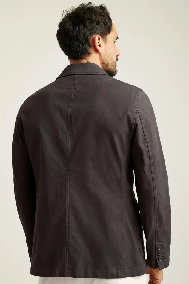 Men Blazers and Sport Coats Bonobos Jetsetter Washed Cotton Blazer Washed Black
