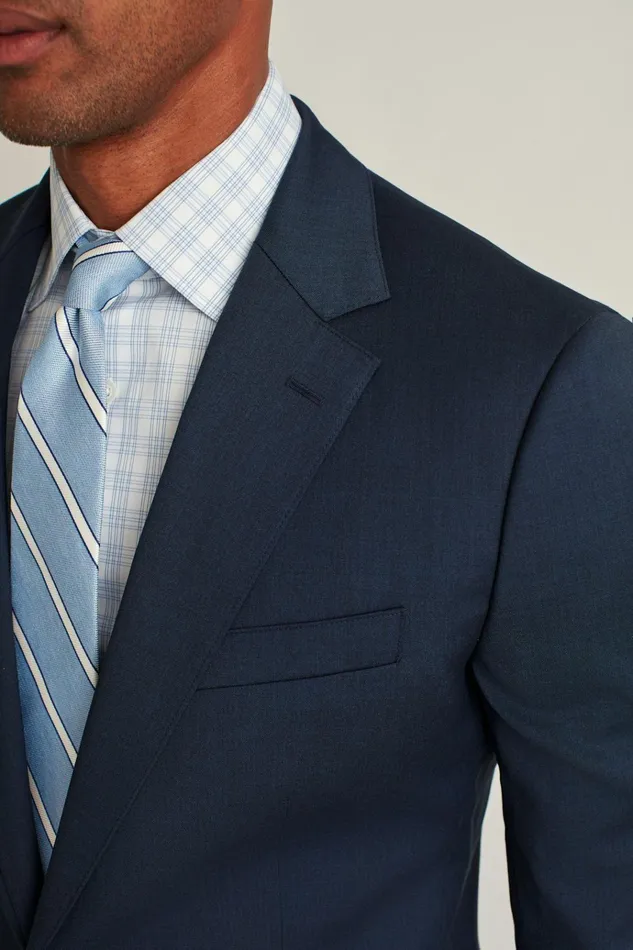 Men Blazers and Sport Coats Bonobos Jetsetter Wool Blazer Light Navy