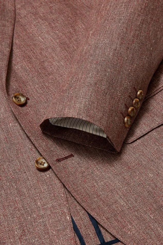 Men Blazers and Sport Coats Bonobos Unconstructed Italian Blazer Eggplant Herringbone