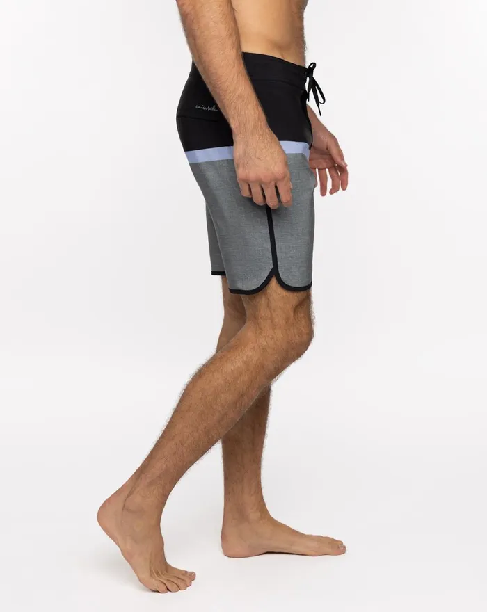 Men Boardshorts TravisMathew LEVEL FIVE HEAT BOARDSHORT Black