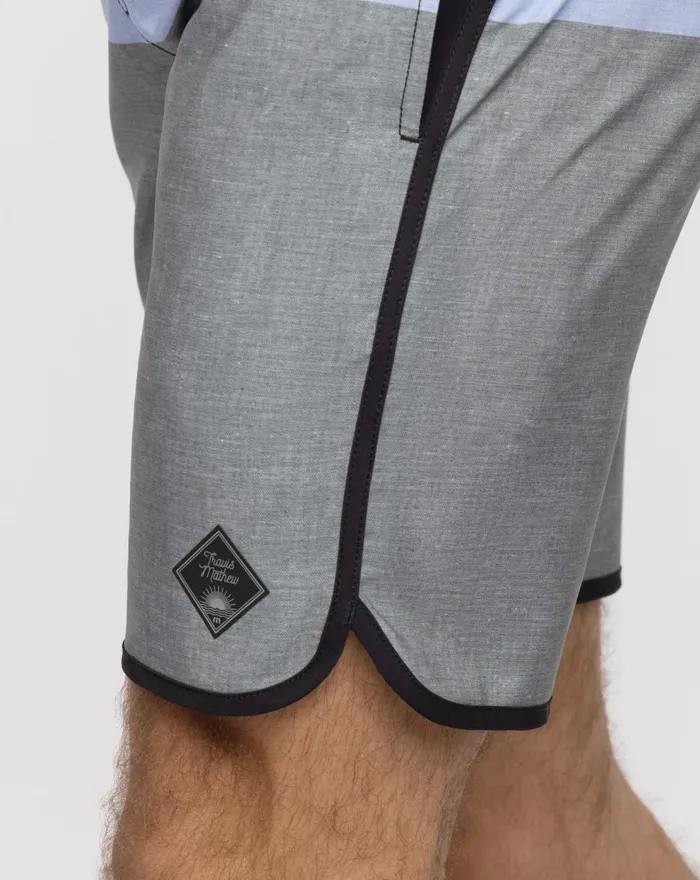 Men Boardshorts TravisMathew LEVEL FIVE HEAT BOARDSHORT Black