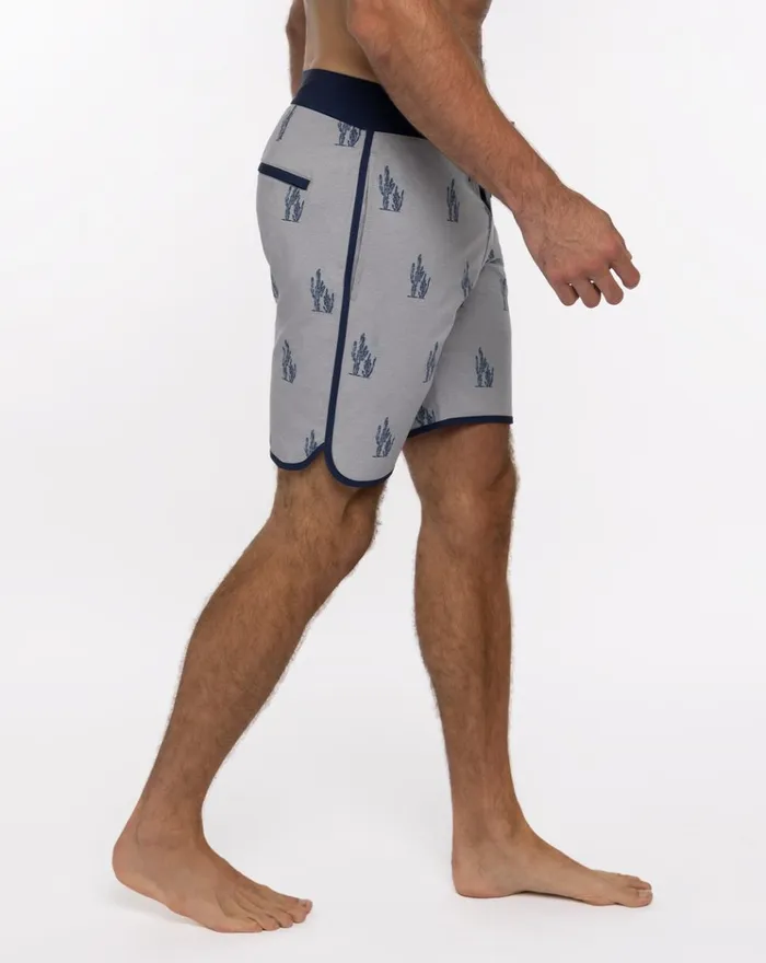Men Boardshorts TravisMathew SAND IN MY BEER BOARDSHORT Heather Sleet