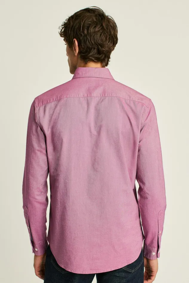 Men Business Casual Shirts Bonobos Everyday Oxford Shirt Berry Oxford