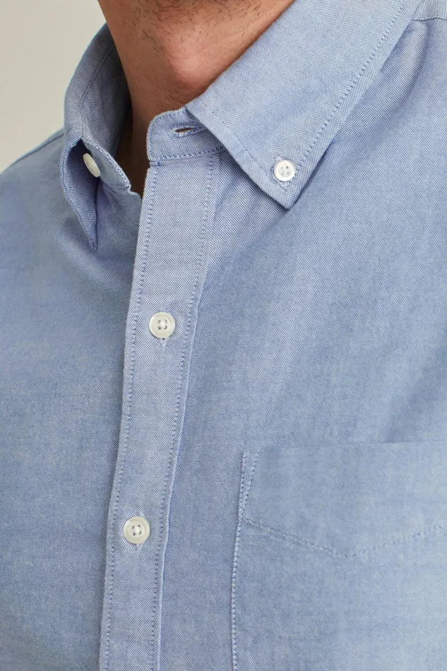 Men Business Casual Shirts Bonobos Everyday Oxford Shirt Blue
