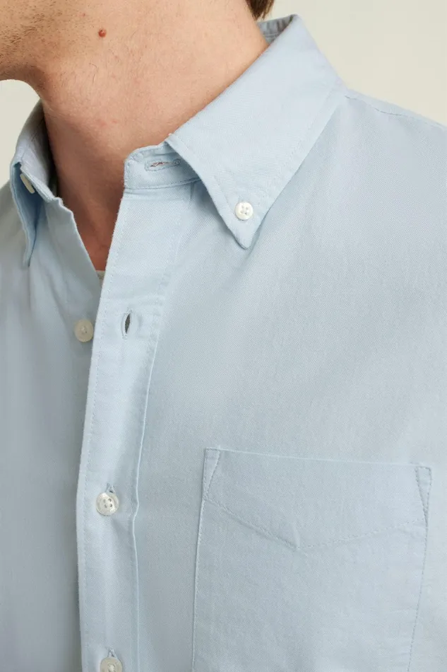 Men Business Casual Shirts Bonobos Everyday Oxford Shirt Celestial Blue