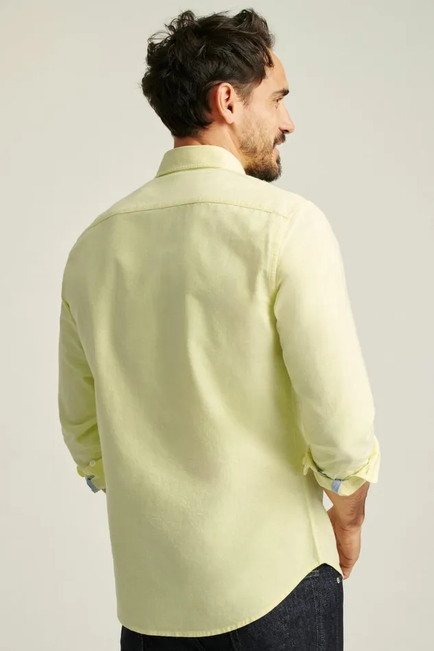 Men Business Casual Shirts Bonobos Everyday Oxford Shirt Goldfinch