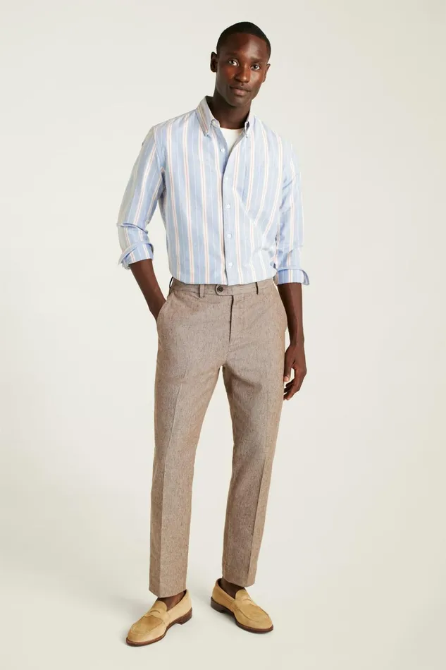 Men Business Casual Shirts Bonobos Everyday Oxford Shirt Hazy Blue Milos Stripe Men Business Casual Shirts Bonobos Everyday Oxford Shirt Hazy Blue Milos Stripe
