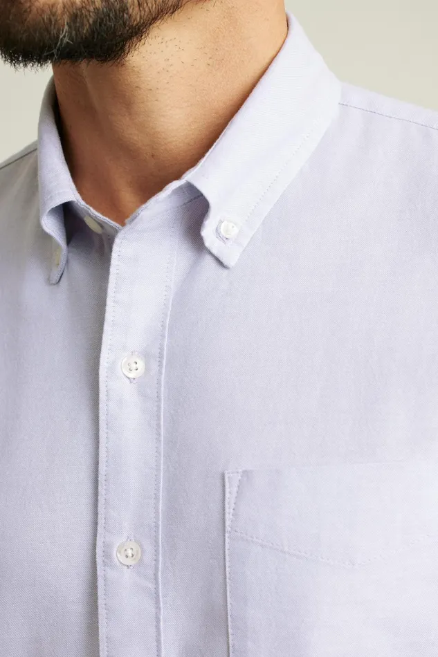 Men Business Casual Shirts Bonobos Everyday Oxford Shirt Light Lavender