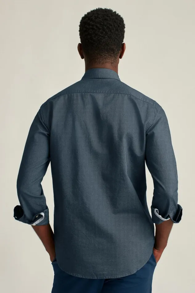 Men Business Casual Shirts Bonobos Everyday Oxford Shirt Navy